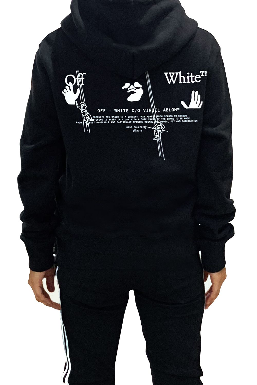 OFF-WHITE - OW LOGO WORKERS SLIM Hoodie | laid-back