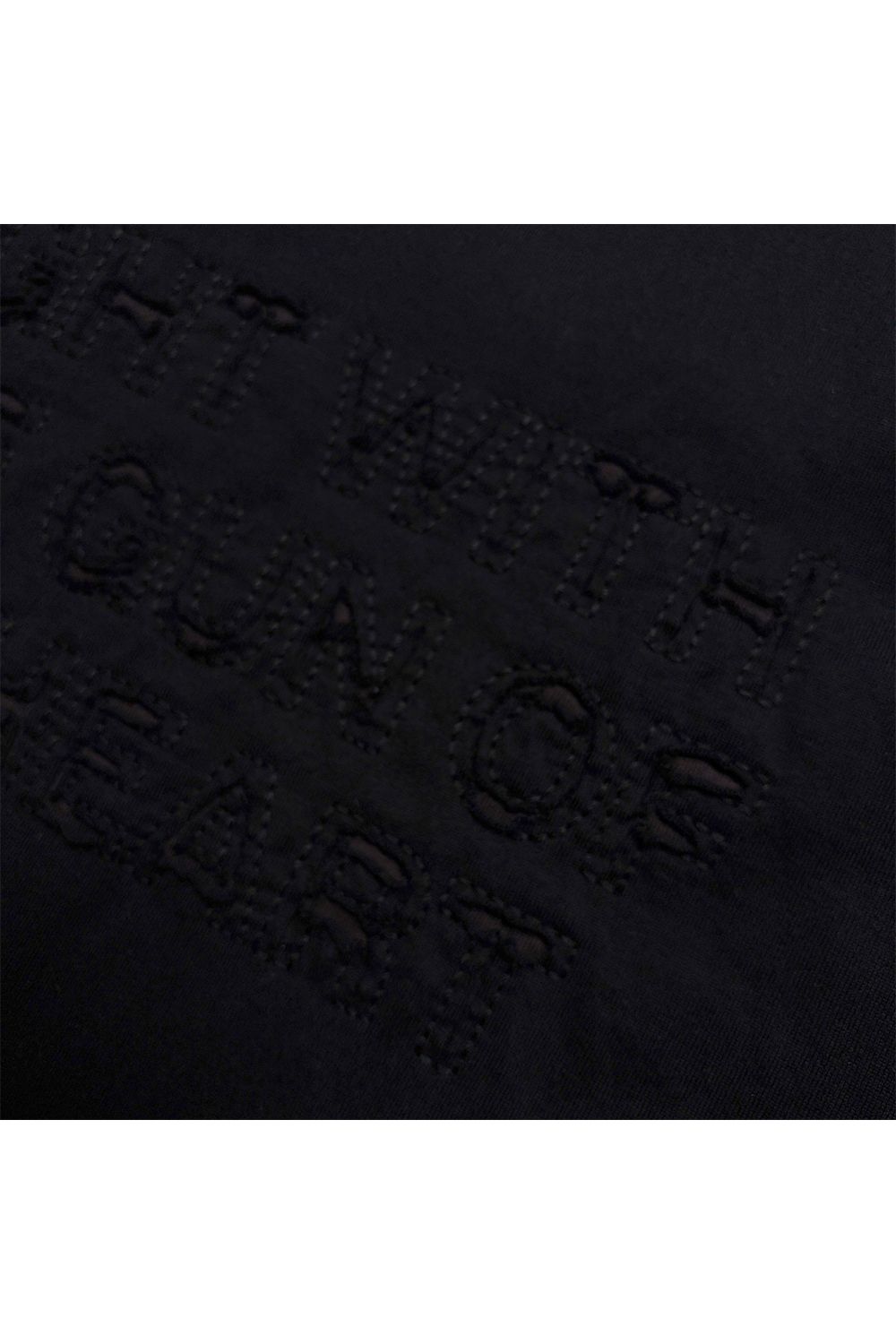 EMB CUT W FACE T / エンブロイダリー カット Wフェイス ロングスリーブ Tシャツ