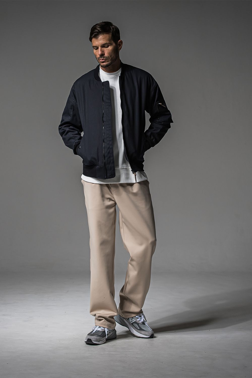 CHRIS EASY WIDE TUCK PANTS / クリス イージーワイドタックパンツ