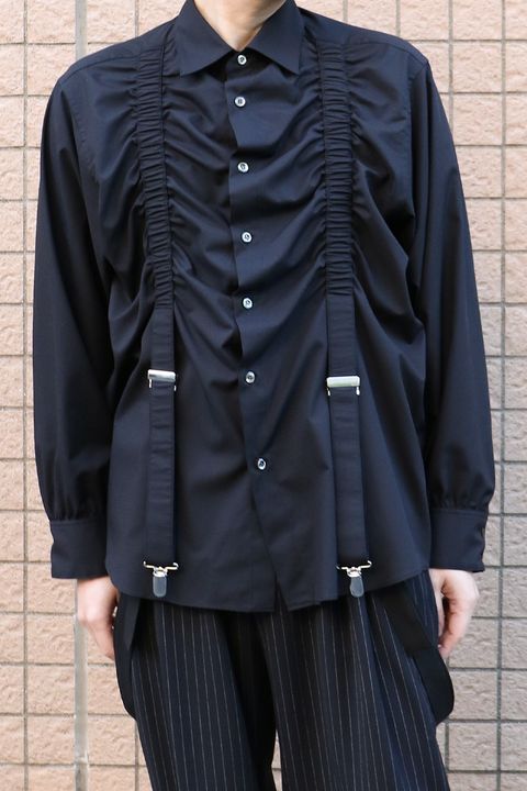 Fake suspenders shirt / フェイク サスペンダー シャツ