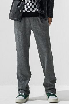 VELOURS FLEECE WIDE TUCK PANTS / ベロア フリース ワイド タックパンツ