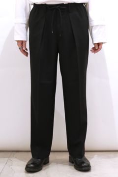 ORGANIC WOOL 2/80 TROPICAL CLASSIC FIT EASY PANTS / オーガニックウール  クラシック フィット イージーパンツ