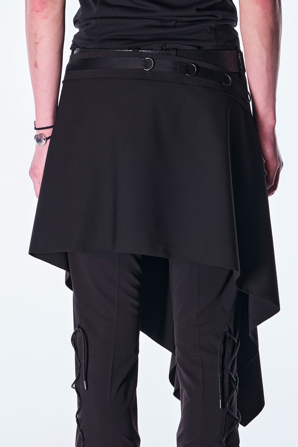 PE Gabardine Hip Hung Muffler / ポリエステル ギャバジン ヒップハング マフラー