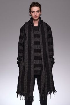 Damage Border Hood Muffler / ダメージボーダー フード マフラー