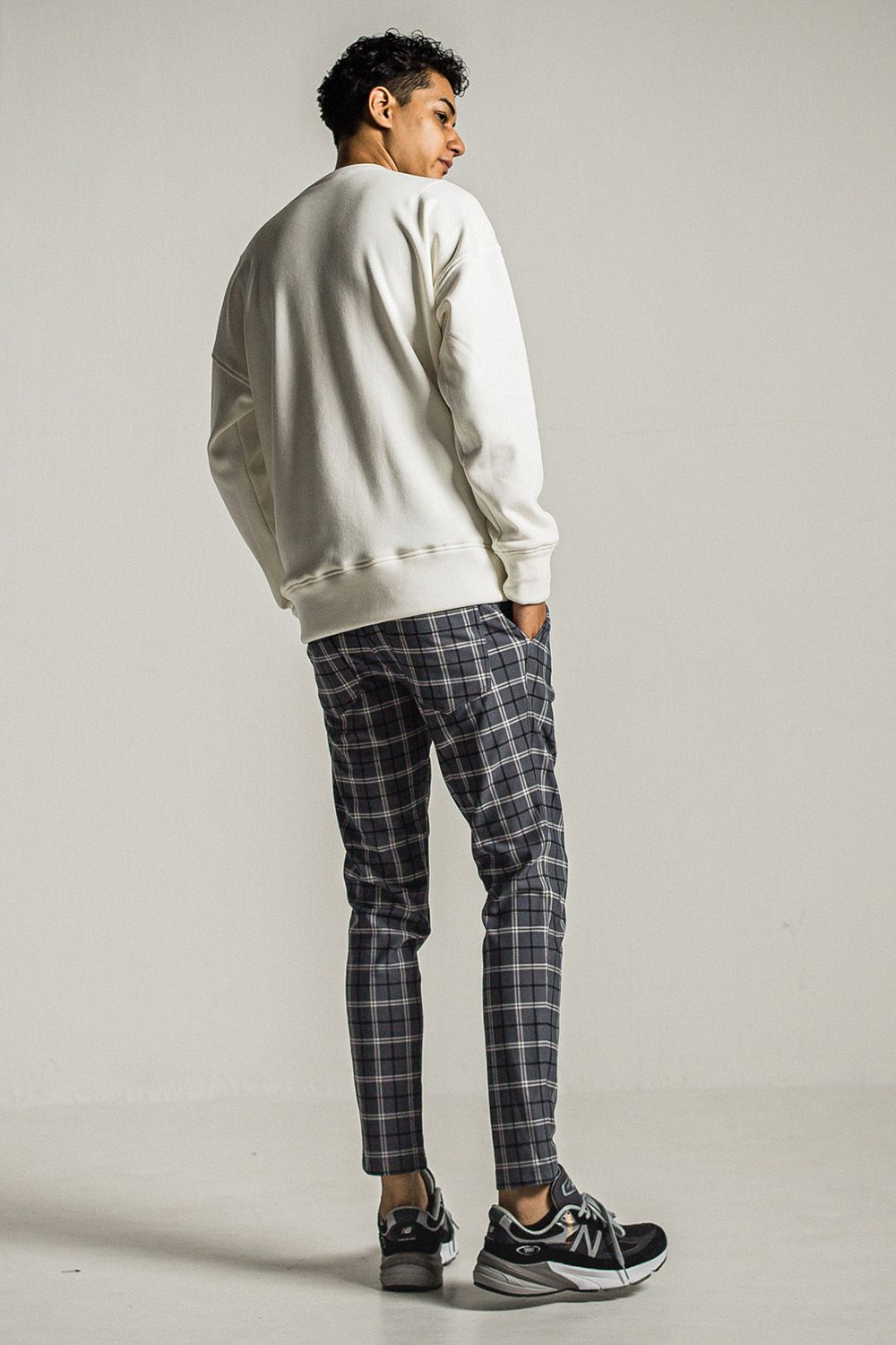 RC CHENILLE VELOURS FLEECE DROP TRAINER / RC シェニール ベロア フリース ドロップ トレーナー