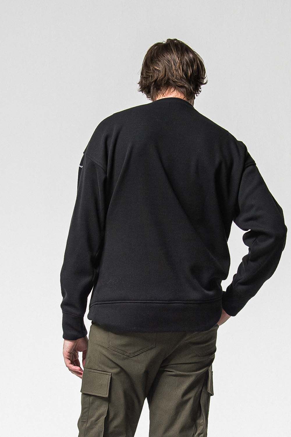 VELOURS FLEECE THERMAL LOOSE TRAINER / ベロア フリース サーマル ルーズ トレーナー