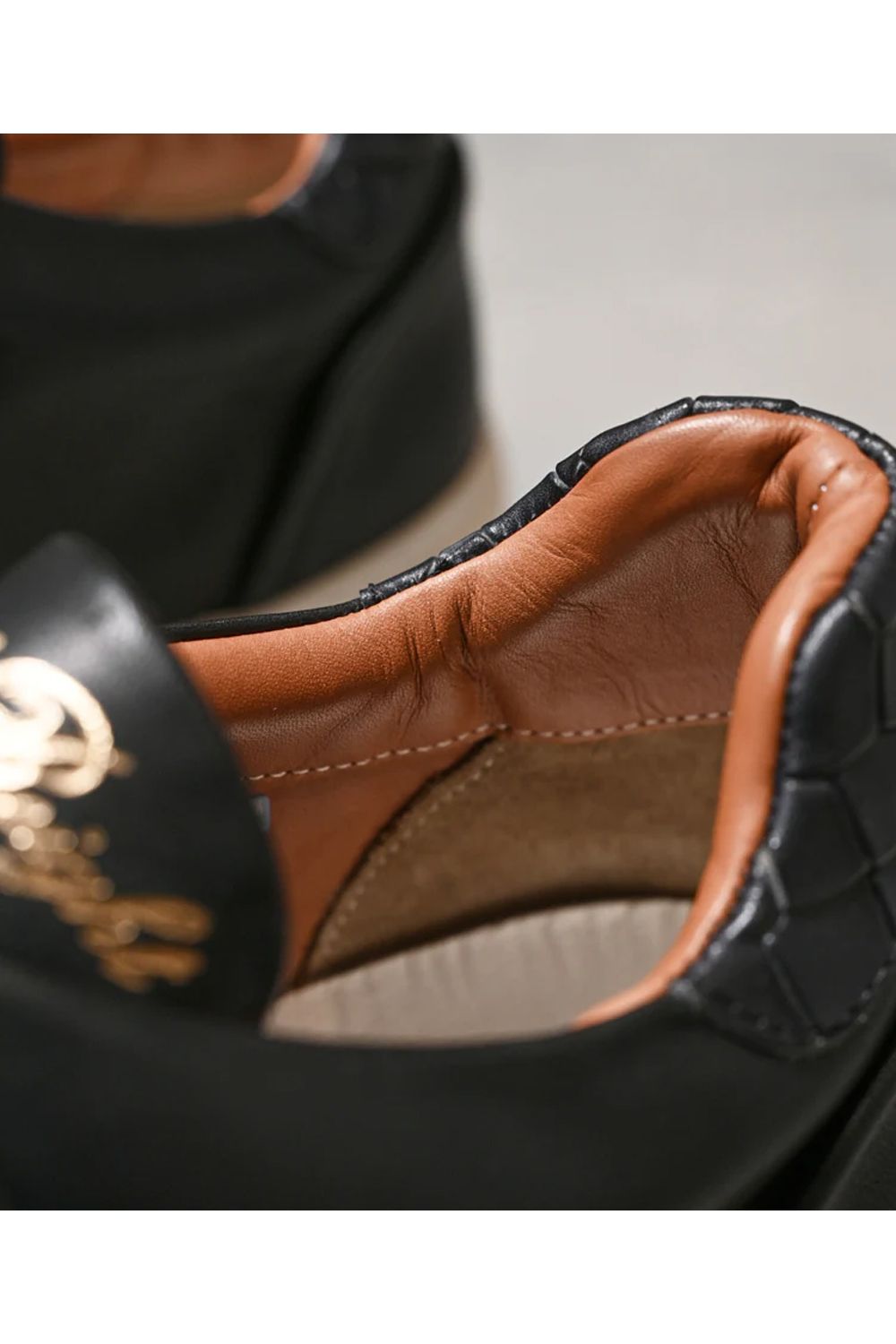 Hole cut sneakers