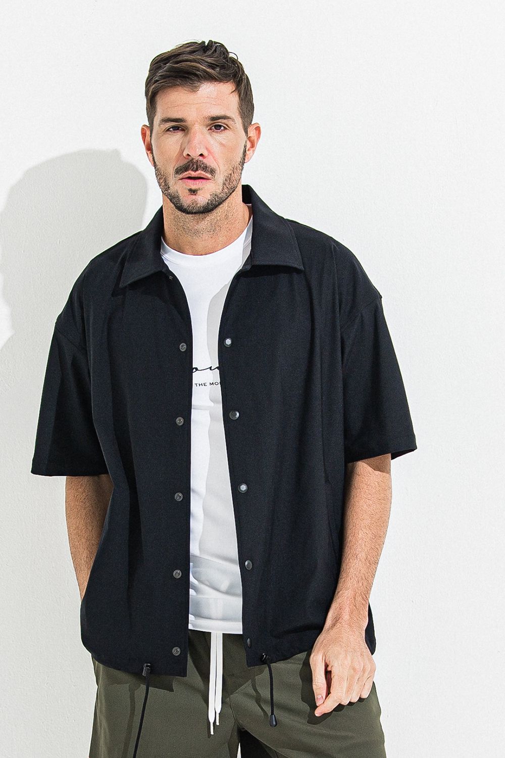 NYLON HALF COACH JACKET / ナイロン ハーフ コーチジャケット