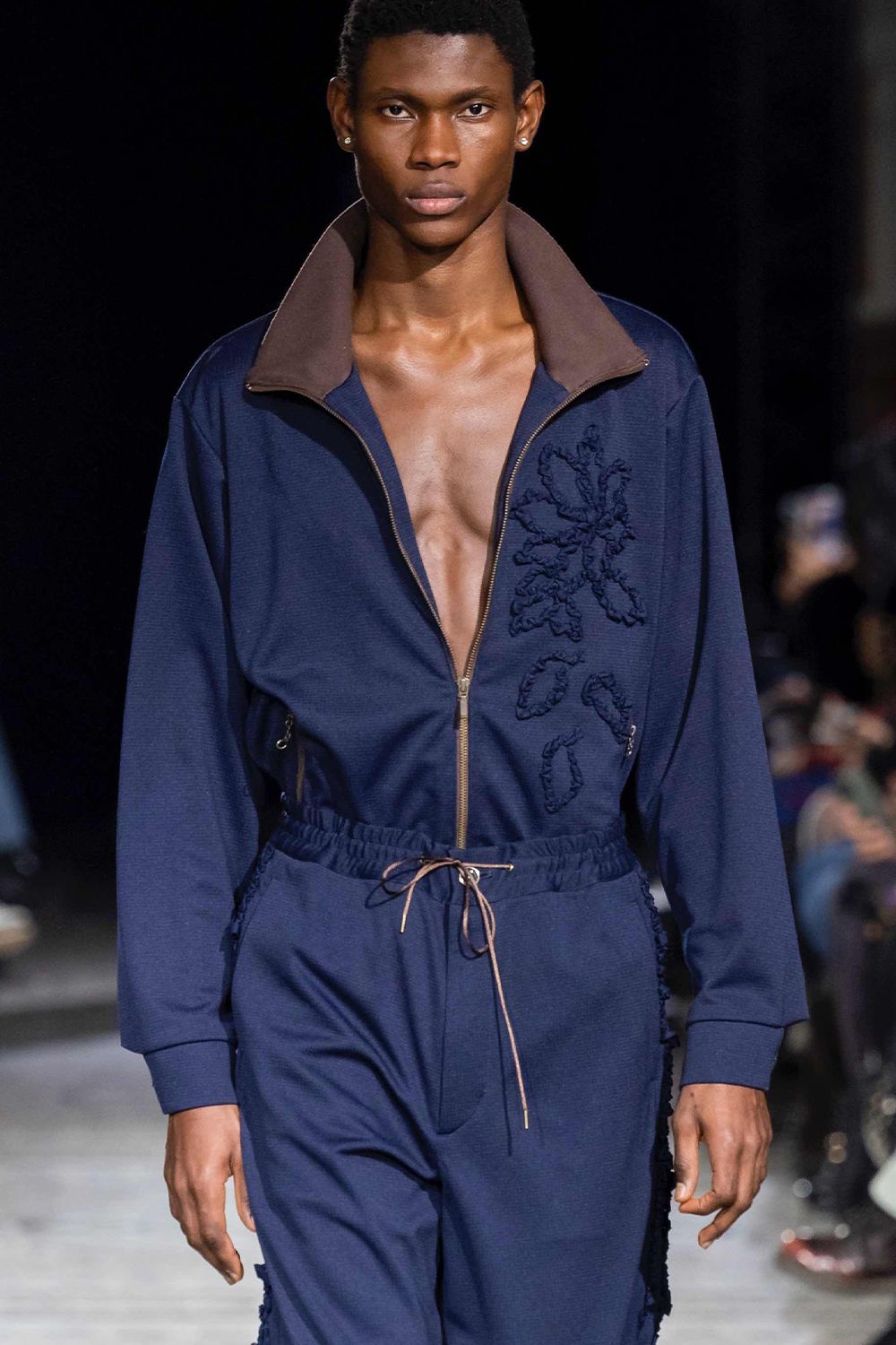 Tape embroidery track JKT / テープ エンブロイダリー トラック ジャケット