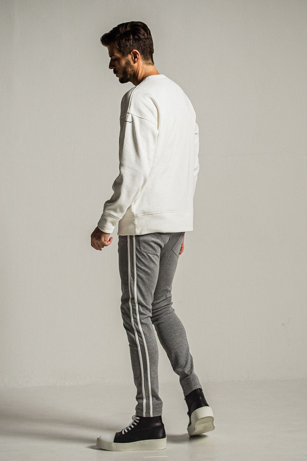 VELOURS FLEECE THERMAL LOOSE TRAINER / ベロア フリース サーマル ルーズ トレーナー