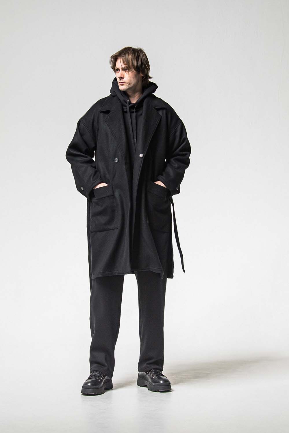 GOWN OVER COAT / オーバーサイズ ガウン コート