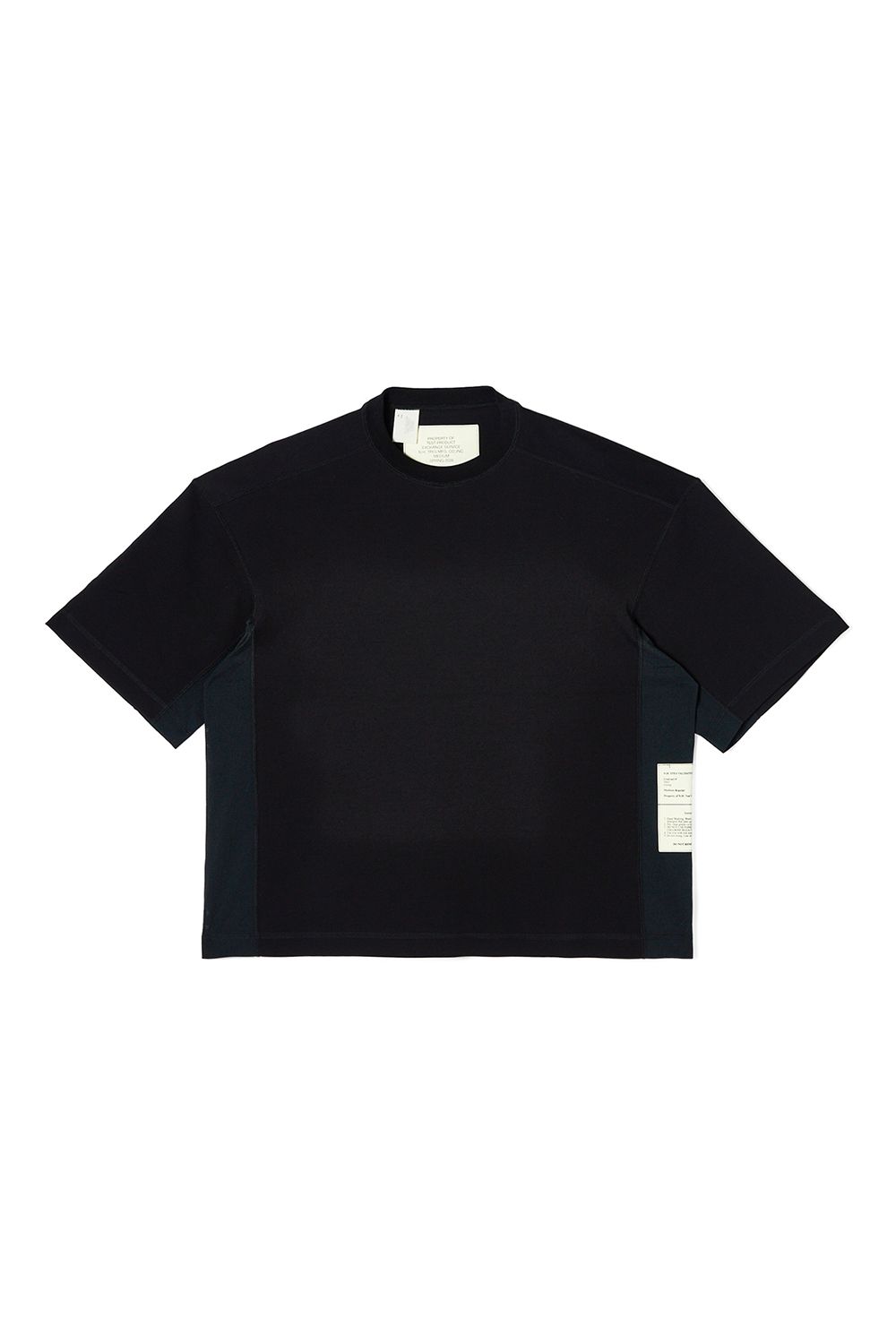 N.HOOLYWOOD TEST PRODUCT EXCHANGE SERVICE PANELED T-SHIRT / エヌハリウッド テストプロダクトエクスチェンジサービス パネル Tシャツ