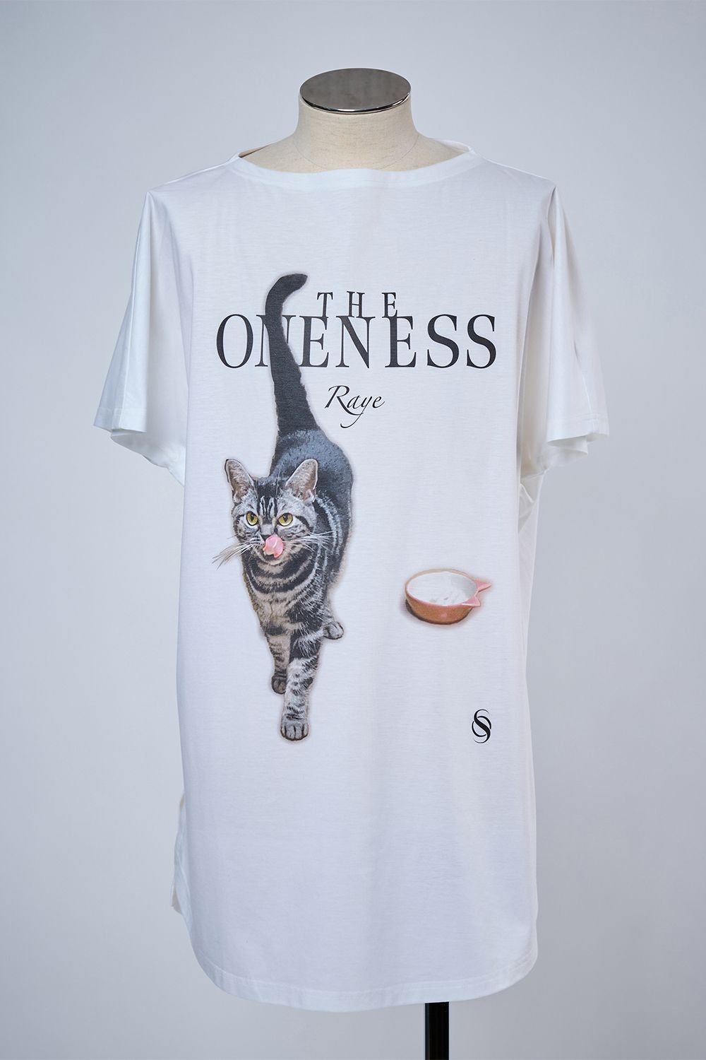 Organic Cotton French Sleeve T / Super Givers × THE ONENESS  犬猫保護活動チャリティー フレンチスリーブ Tシャツ