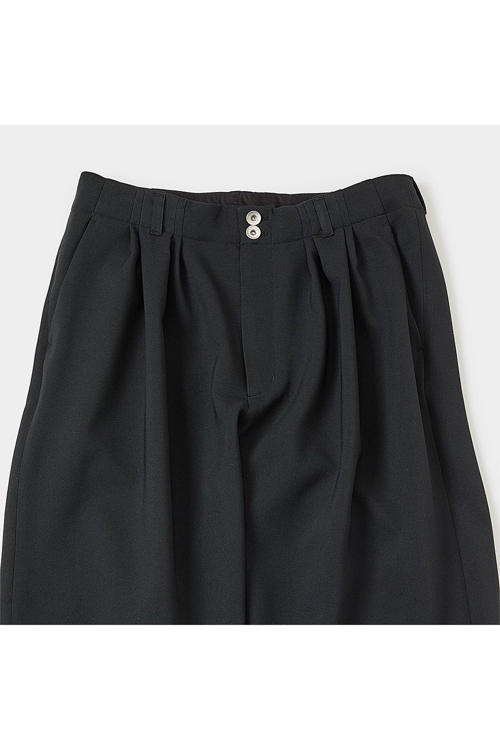 Double cross 4 tuck trousers / ダブル クロス 4タック トラウザーズ