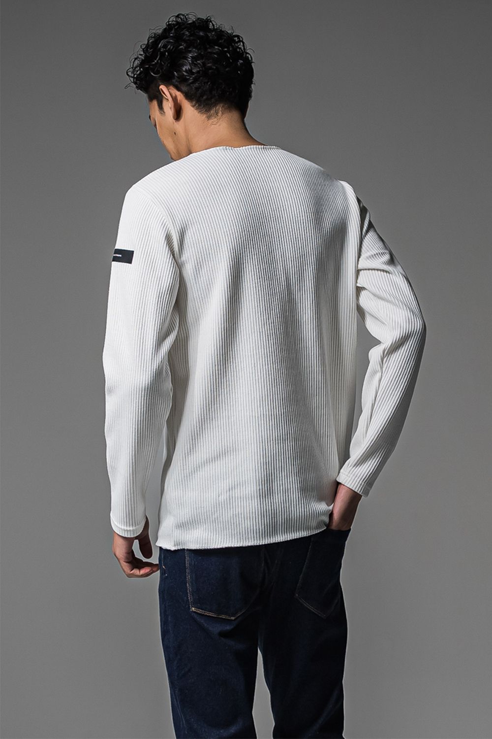 CUTOFF RAIL LONG SLEEVE / カットオフ ロングスリーブ