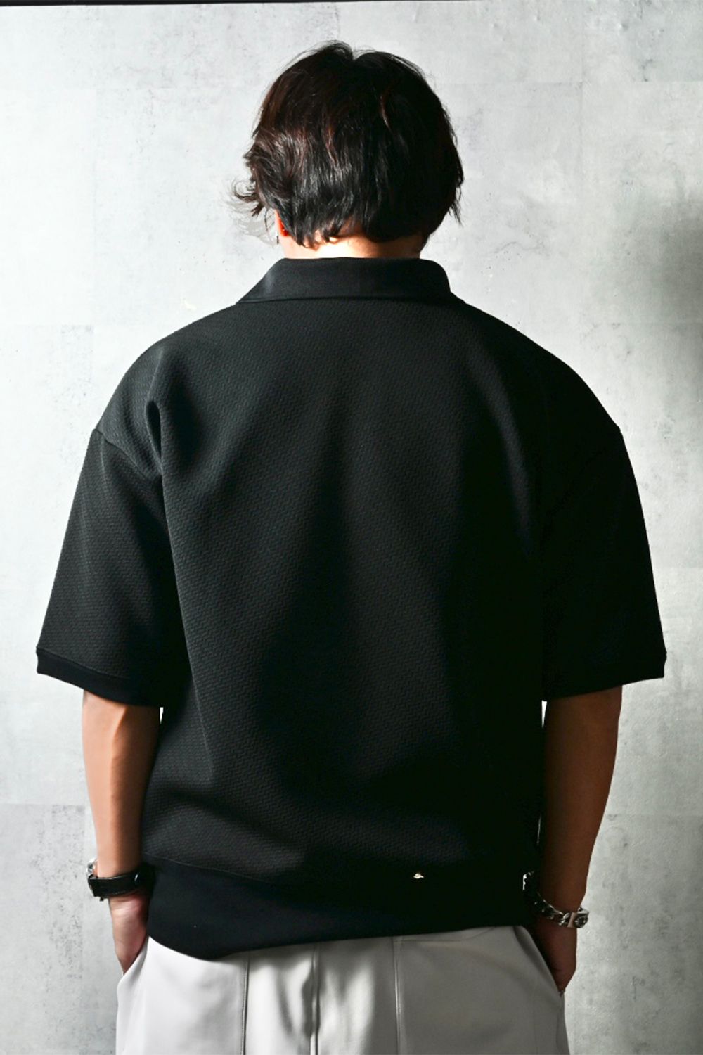 blisterpolo / オーバーサイズスキッパーポロ