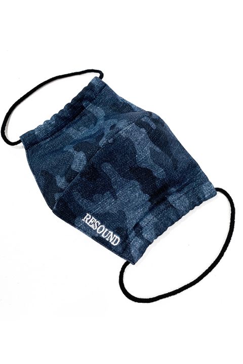 CAMOUFLAGE DENIM RASH MASK / カモフラージュ デニム ラッシュ マスク