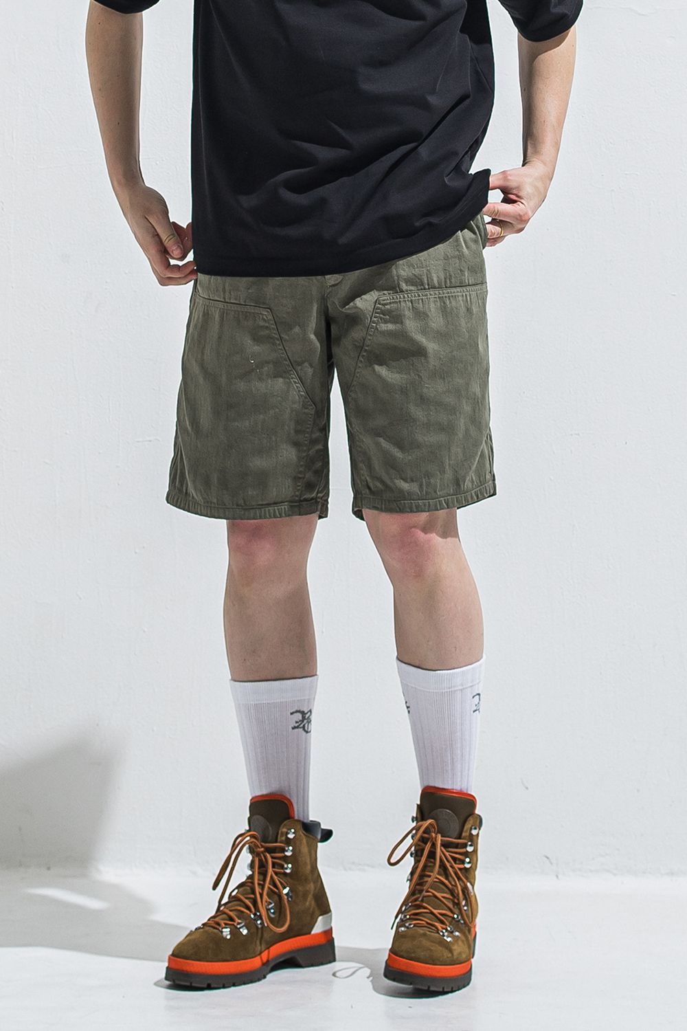 DOUBLE KNEE SHORTS / ダブルニー ショーツ