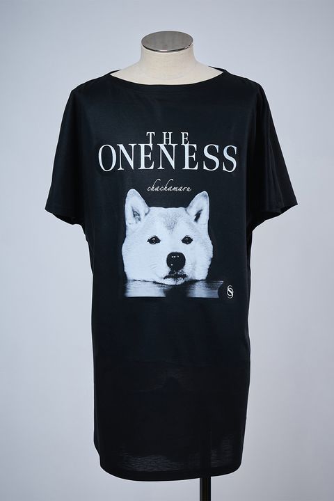 Organic Cotton French Sleeve T / Super Givers × THE ONENESS  犬猫保護活動チャリティー フレンチスリーブ Tシャツ