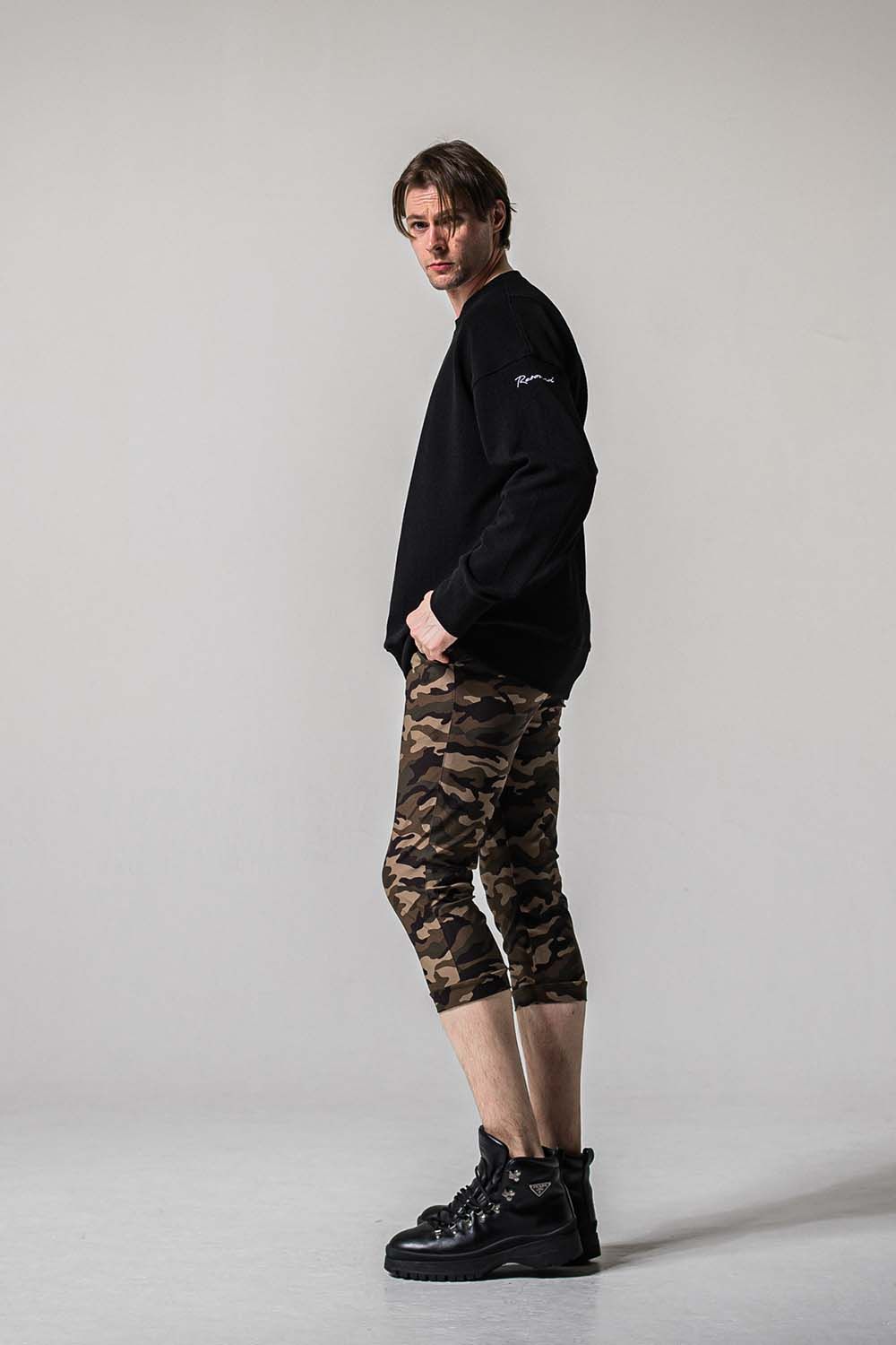 RE CROPPED PT / ナイロン イージー クロップドパンツ