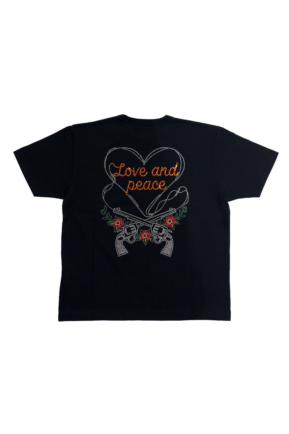 ORGANDY CROSSGUN T (Women's) / ハート クロスガン Tシャツ