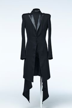 SGZ Costume Fish Leather Lapel Flare Jacket / SUGIZO コスチューム フィッシュ レザー ラペル フレア ジャケット