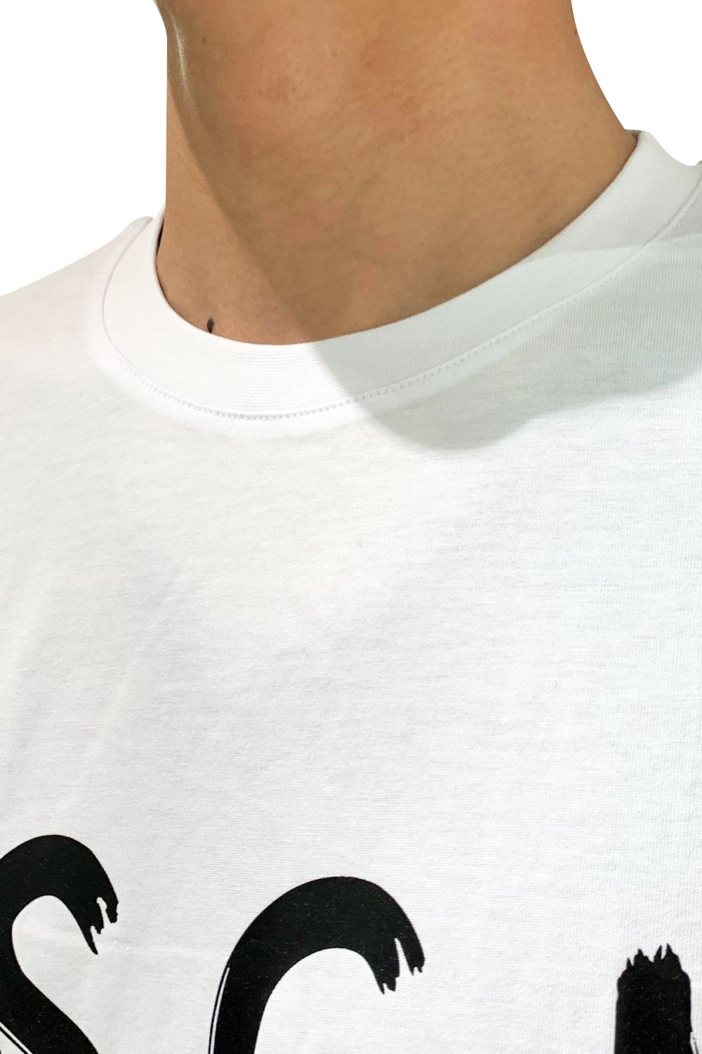 LONG SLEEVE T-SHIRT With BRUSHSTROKE LOGO