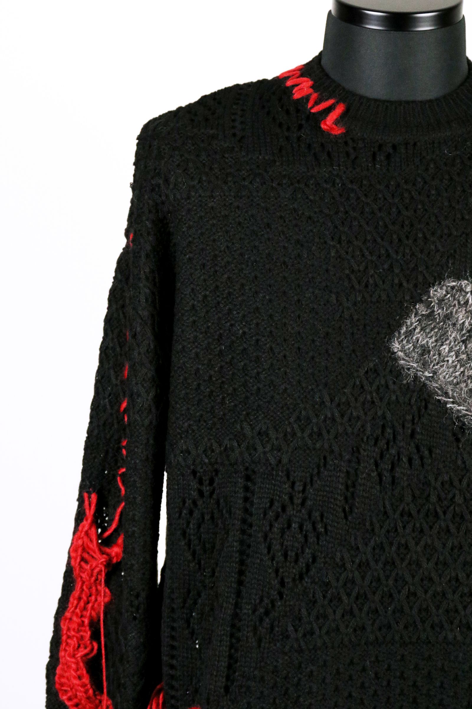 Mixed fur knit P/O / ミックス ファー ニット プルオーバー