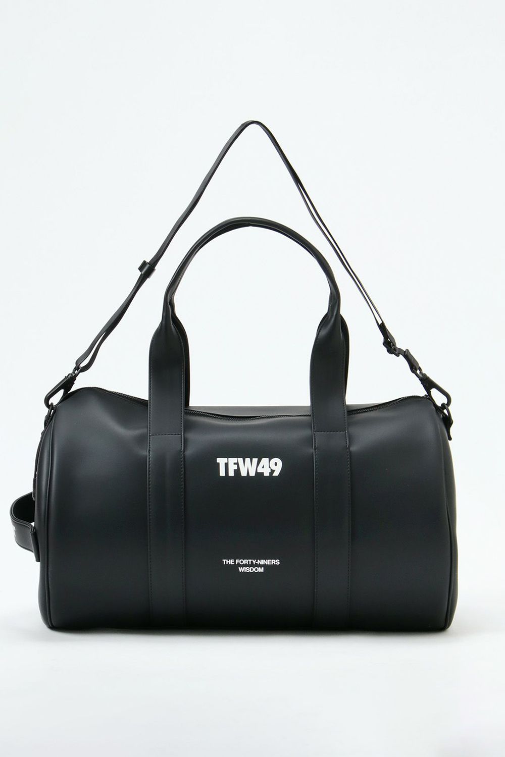 LEATHER BOSTON BAG / シンセティックレザー ボストンバッグ