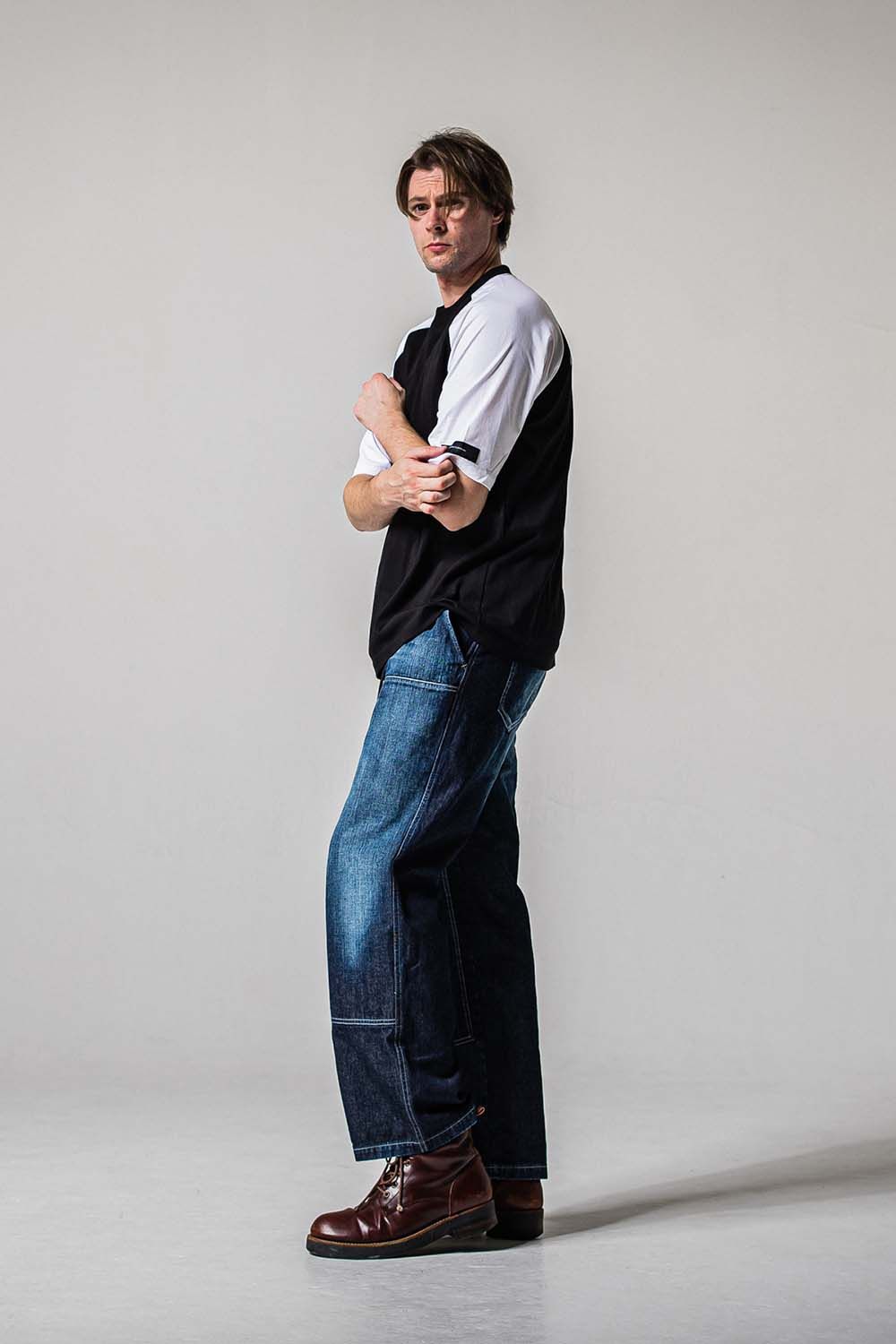 BACK RC RAGLAN OVER TEE / バックロゴ ラグラン オーバー Tシャツ