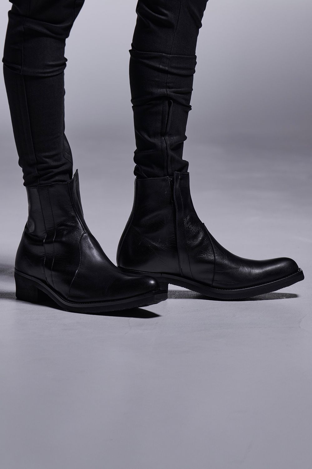 Cow Hide Middle Boots / カウハイド ミドルブーツ
