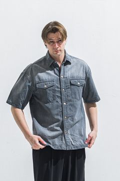 HALF DENIM SHIRTS / ハーフ デニム シャツ