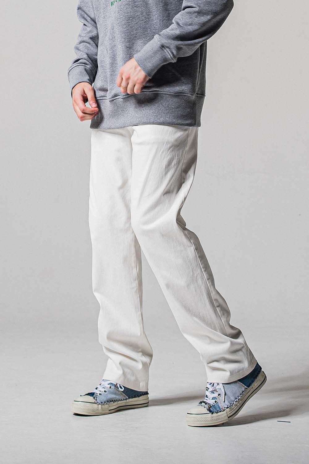 DENIM JERSEY WIDE PT / デニムジャージワイドパンツ