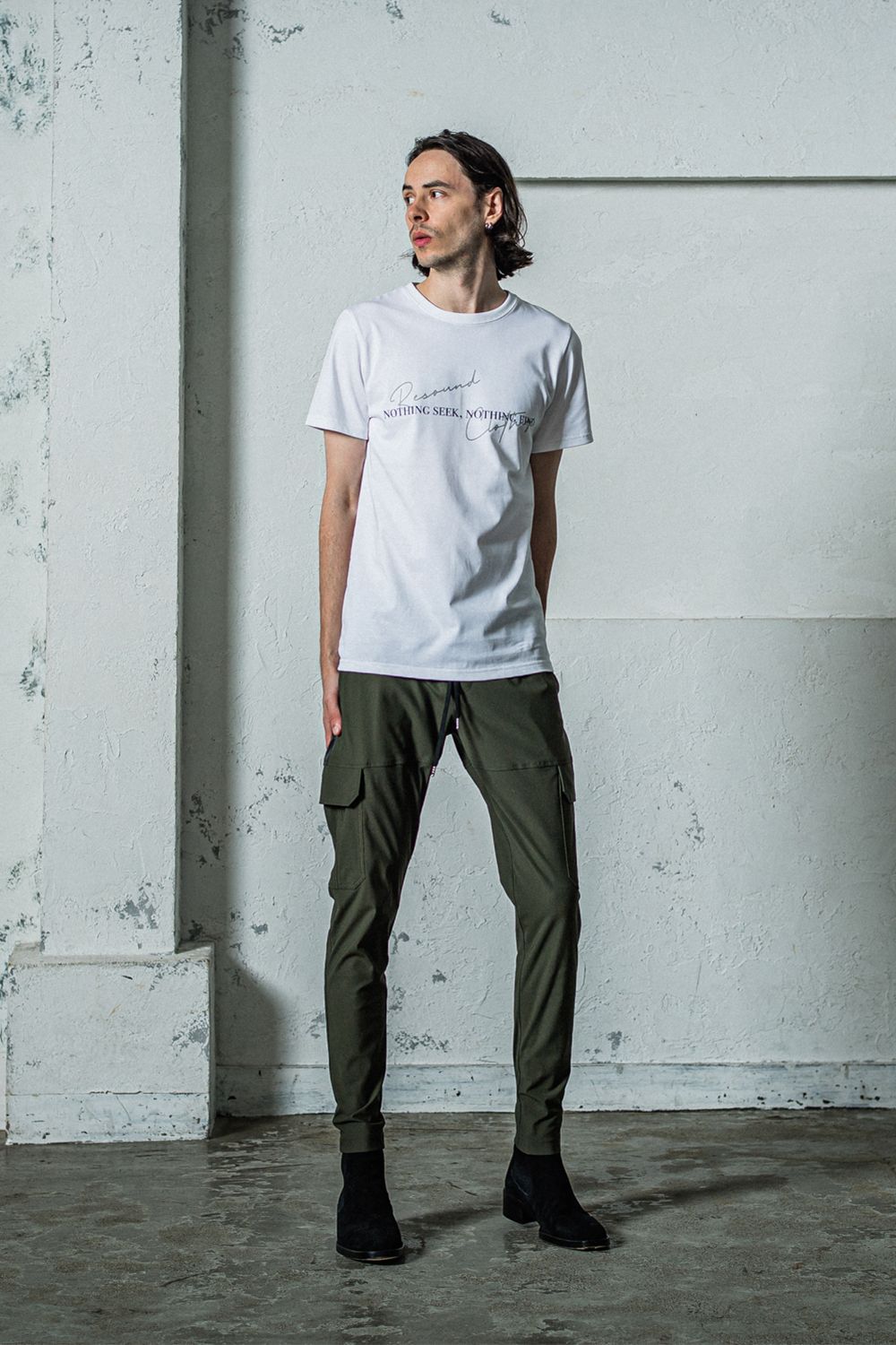 RESOUND CLOTHING | NSNF BASIC TEE・・・ルーズシルエットのNSNF LONG SLEEVE TEE