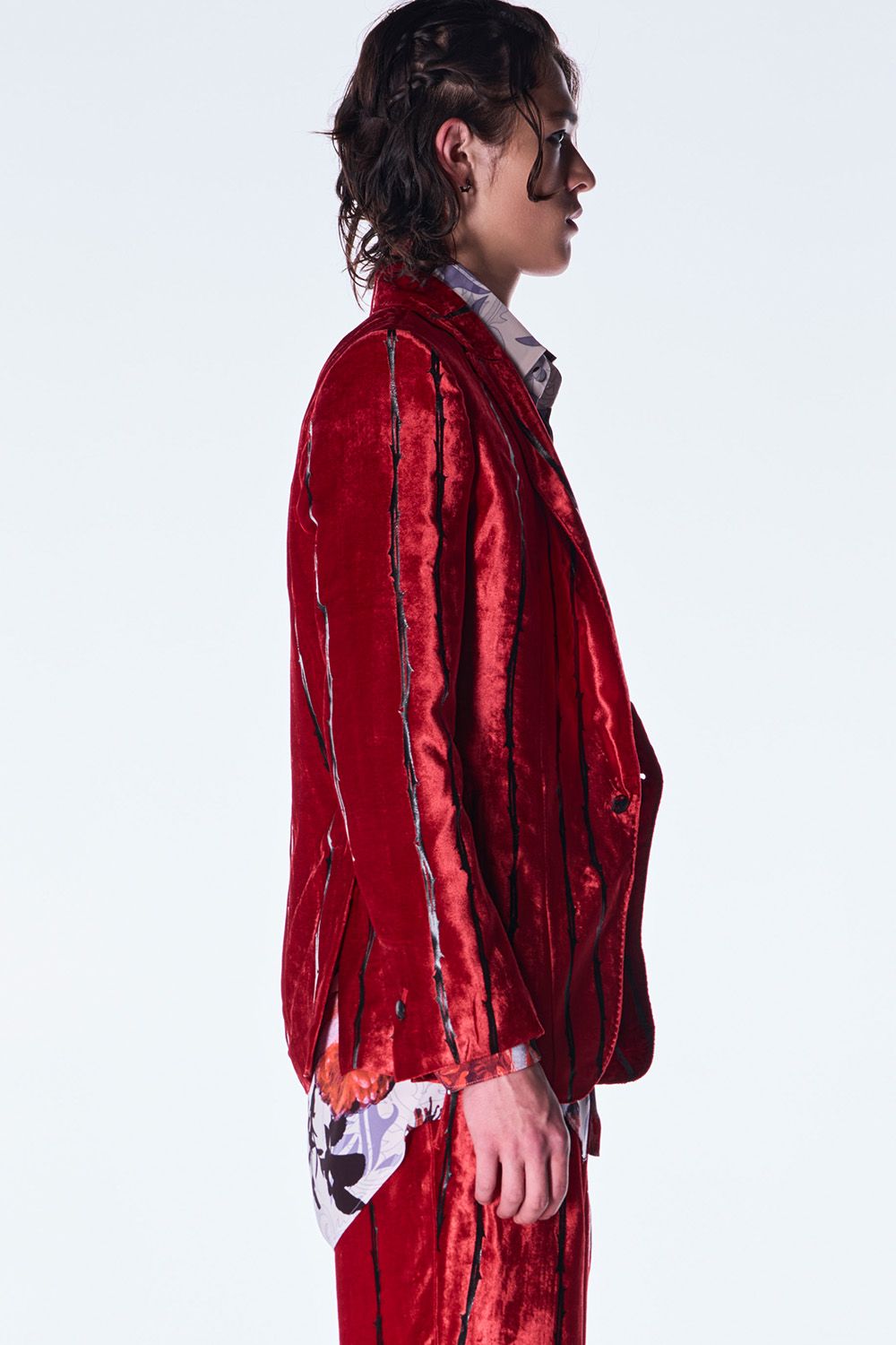 TOGE Velvet Peaked Jacket / トゲ ベルベット ピークド ジャケット