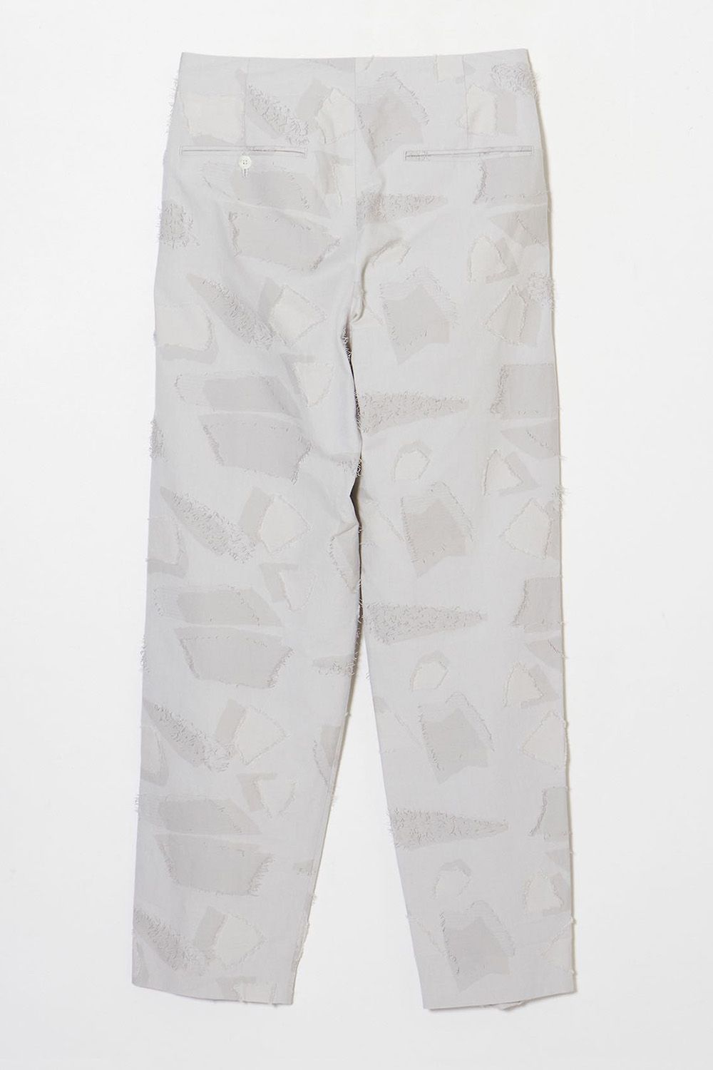 Washi jacquard 4tuck PT  / 和紙 ジャガード 4タック パンツ
