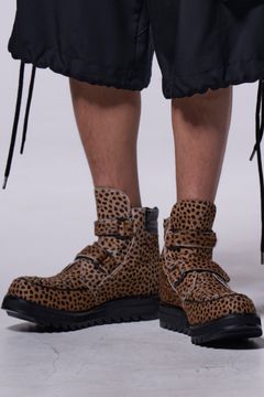 Cheetah Hair Calf Velcro Boots / チーター ヘアカーフ ベルクロ ブーツ
