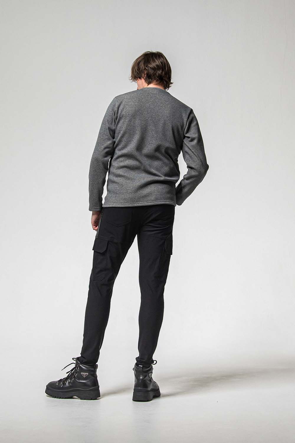 VELOURS FLEECE THERMAL HENRY / ベロア フリース サーマル ヘンリーネック