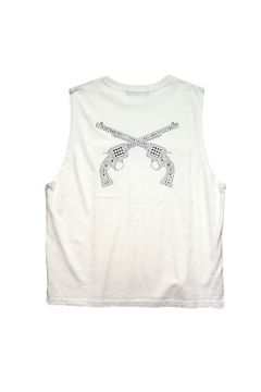 SLEEVELES TEE METAL / ノースリーブ Tシャツ クロスガンメタル