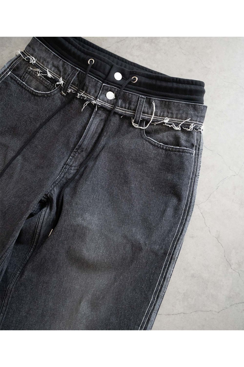LAYERED BUGGY PANTS / レイヤードバギーパンツ
