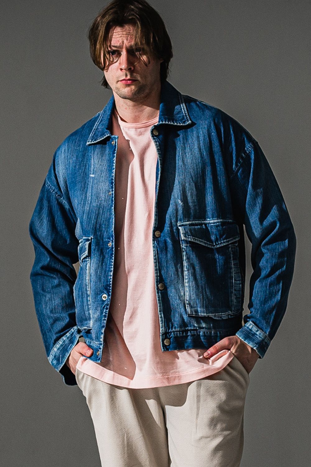 LDENIM AG FLIGHT JK / ライトデニム AG フライト ジャケット