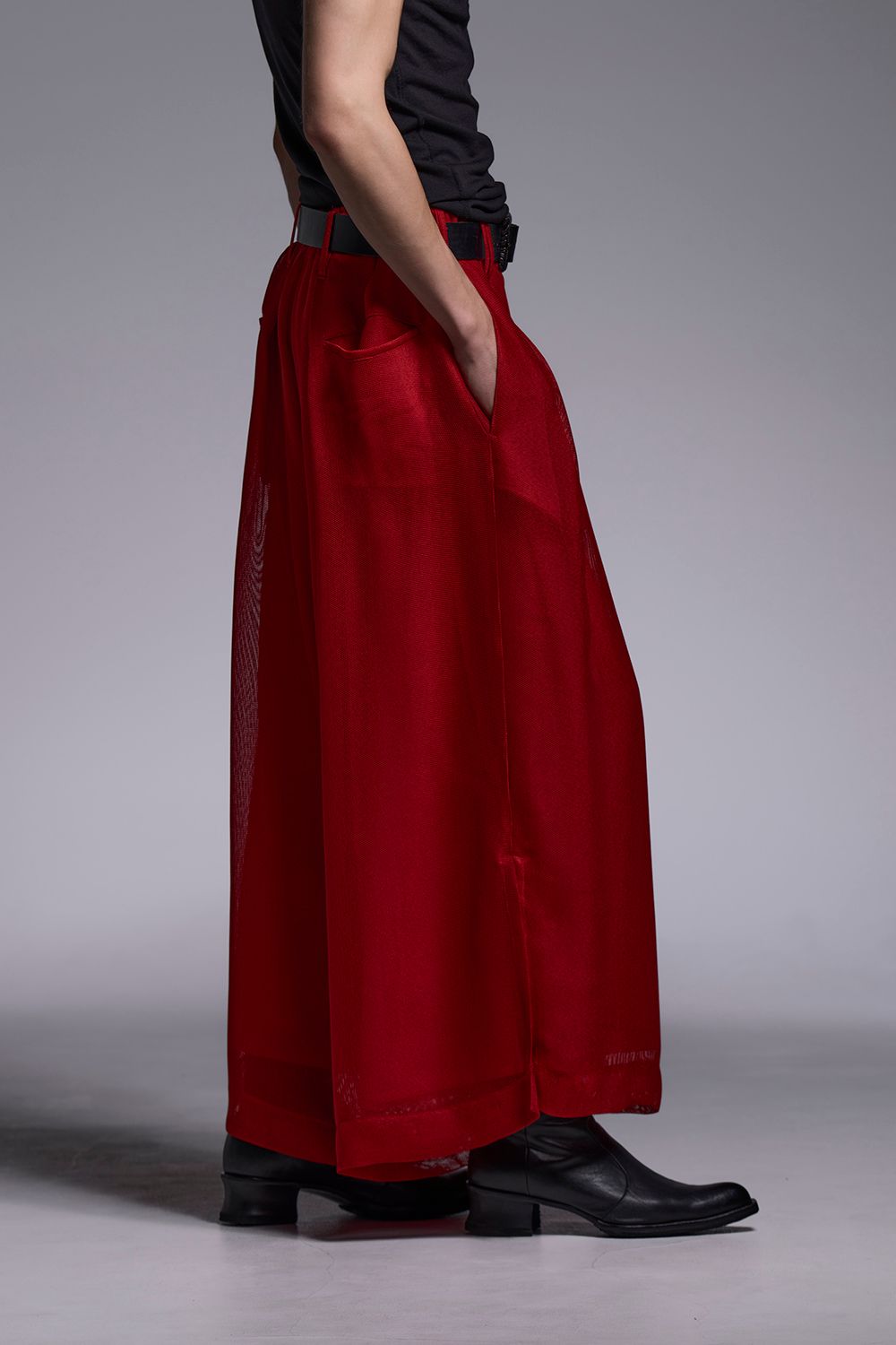 KARAMI Wide Tuck Slacks / カラミ ワイドタックスラックス