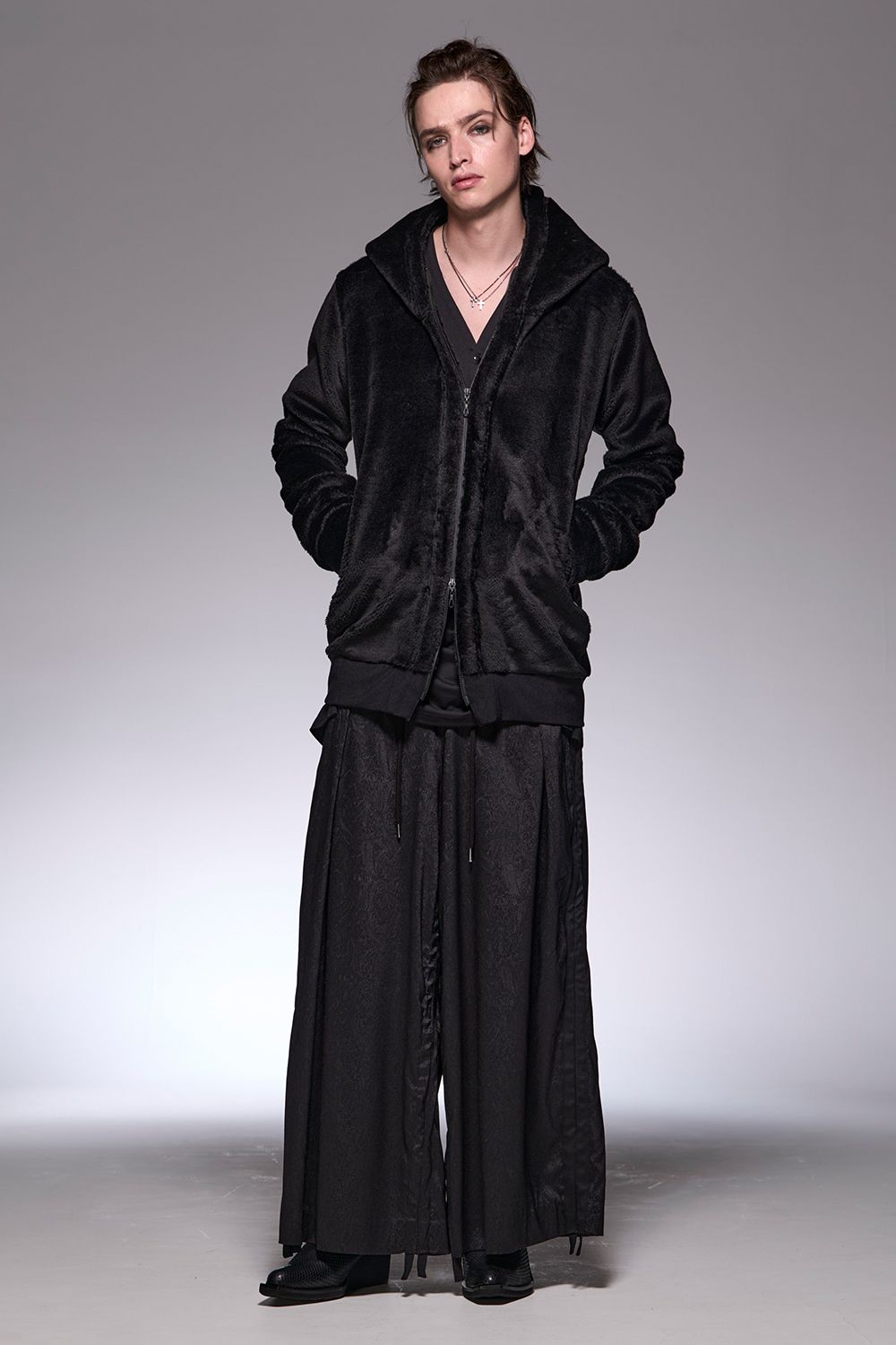 Short Fur Zip Hoodie / ショートファー ジップフーディー