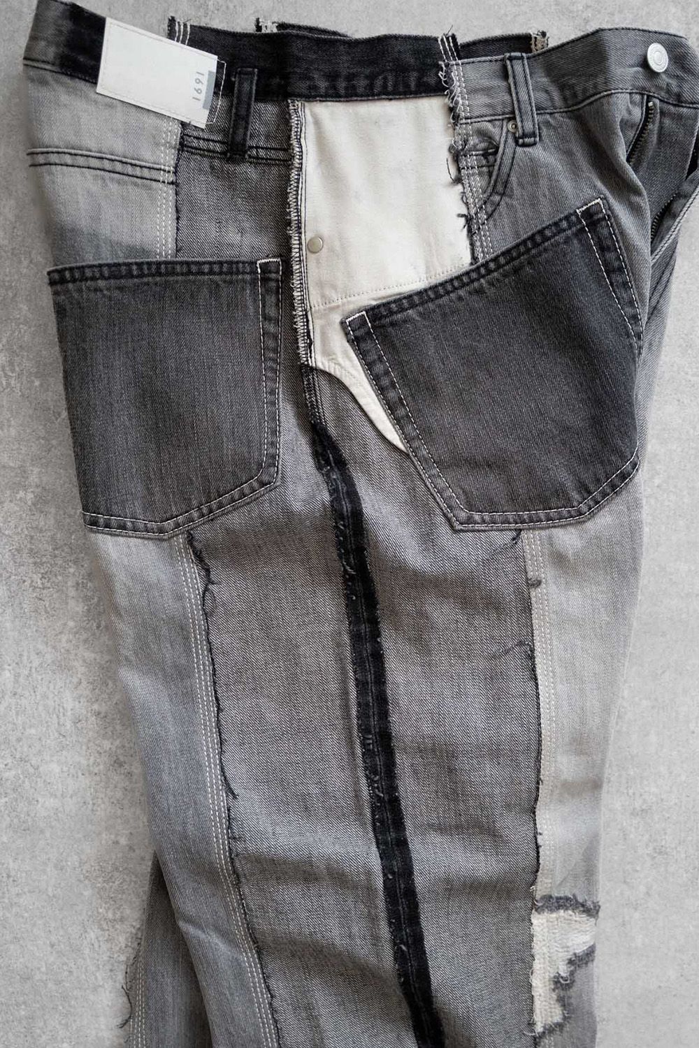 CENTER SEAM LOOSE FIT / センターシーム ルーズ フィット リメイク デニム