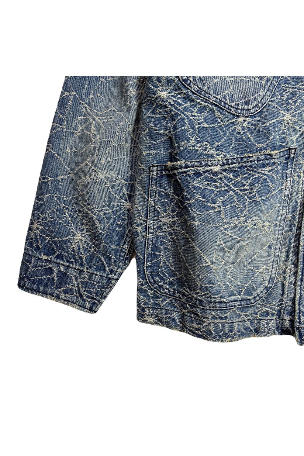 SPIDER JAQ DENIM JKT / スパイダー ジャガード デニム ジャケット