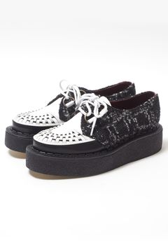 MIX TWEED GEORGE COX RUBBER SOLE / メアグラーティア ジョージコックス コラボシューズ