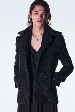 Tweed Fur Safari Blouson / ツイード ファー サファリ ブルゾン