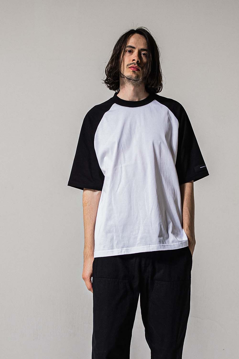 BACK RC RAGLAN OVER TEE / バックロゴ ラグラン オーバー Tシャツ
