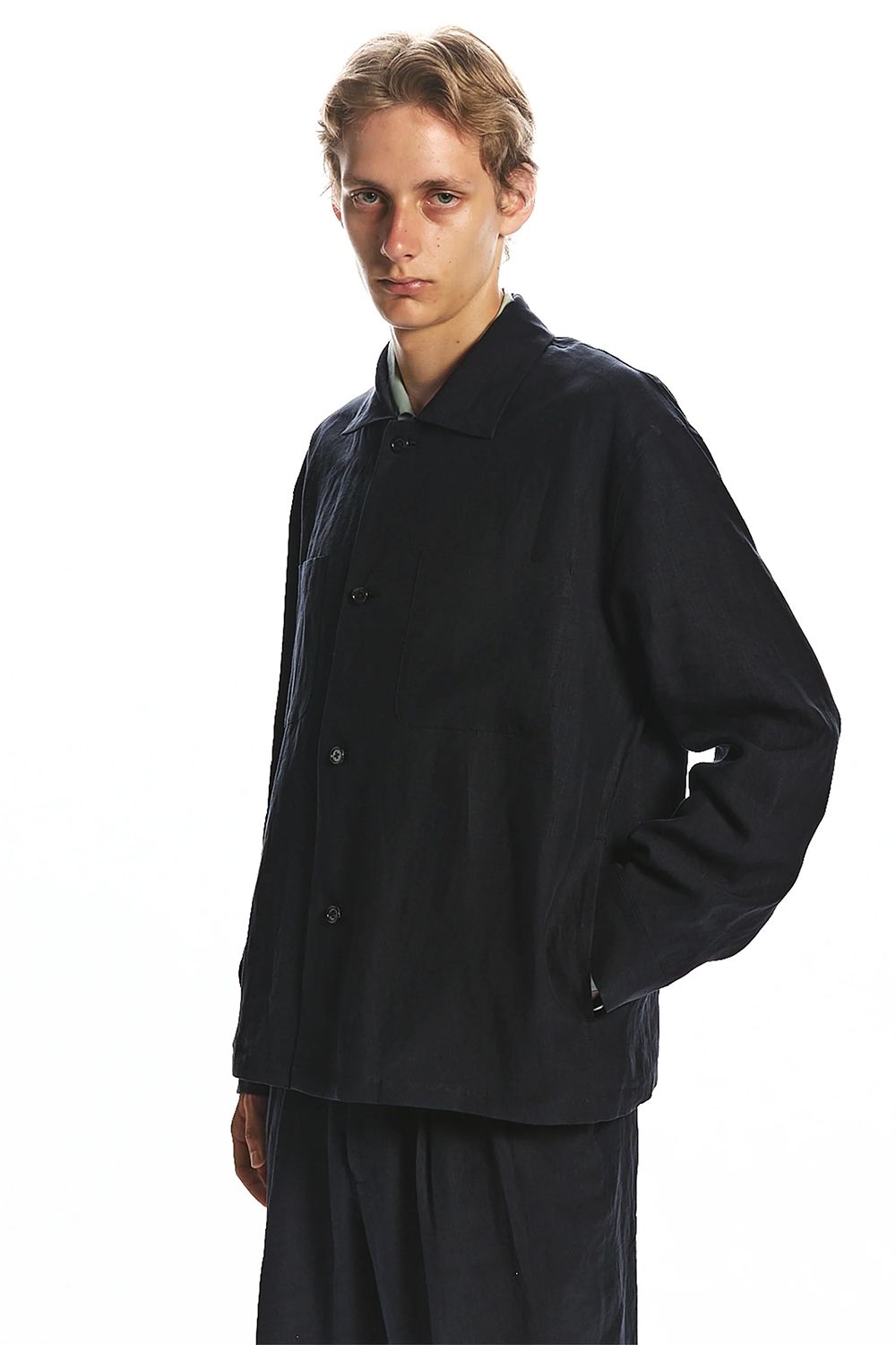MARKAWARE - 80/1 HEMP TYPEWRITER-CLOTH UTILITY SHIRT