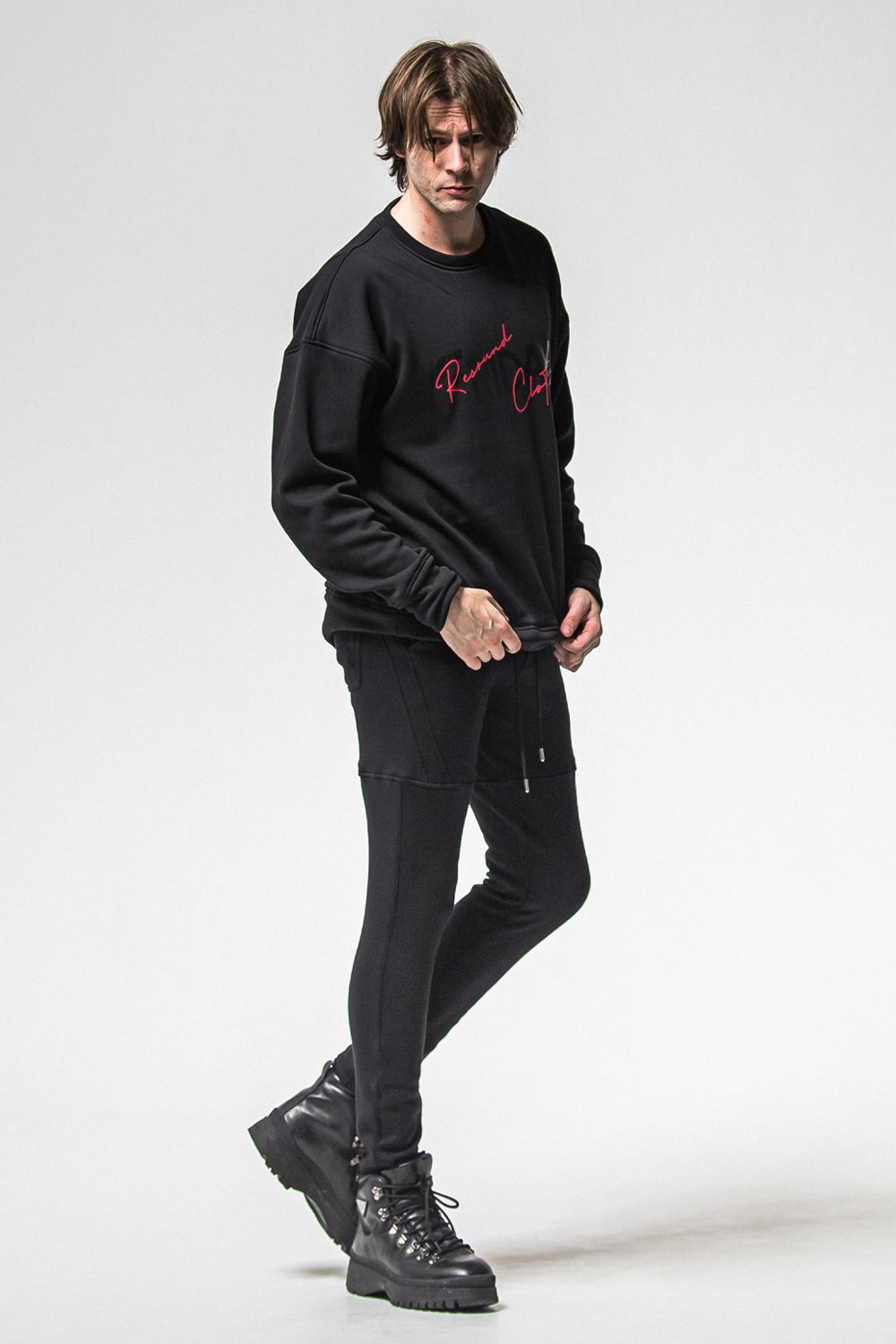 FRIDAY OLD LOGO VELOURS FLEECE TRINER / FRIDAYコラボ オールドロゴ 裏ベロアフリーストレーナー